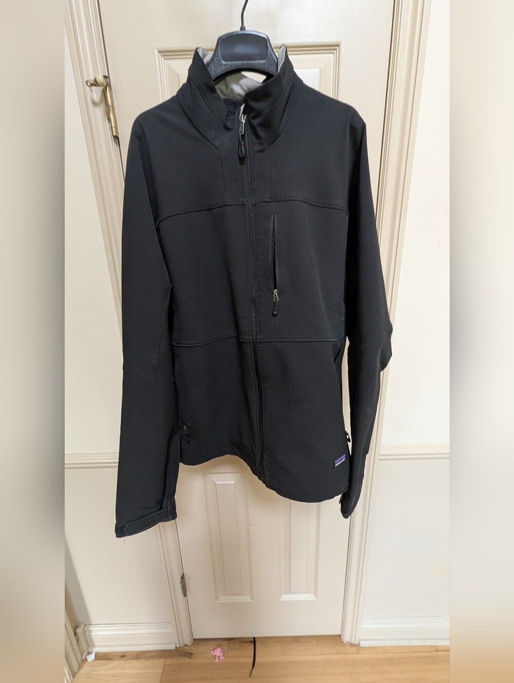 Patagonia Softshell Jacket XL Black Guide Jacket Full Zip Long Sleeve Men's